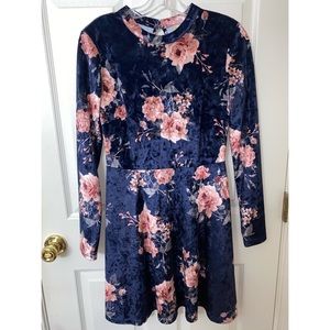 Altr’d State Long Sleeve Velvety Dress